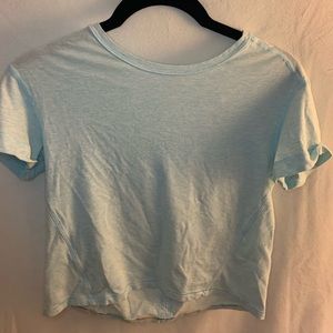 light blue size 12 ivivva short sleeve shirt